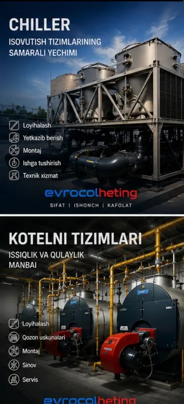 Вентилятция Vrf чиллер сантехника котельные |пожарные системы 3