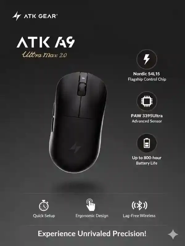 [Мишка] ATK DRAGONFLY A9 Pro Max — фото 1