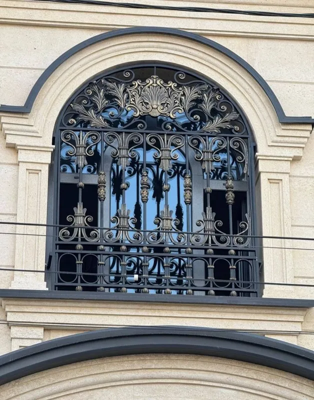 Darvoza reshotka naves perilla Дарваза решетка навес перилла — фото 2
