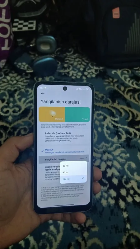 Poco x4 GT 5G  ram 8 ichki xotira 256 3