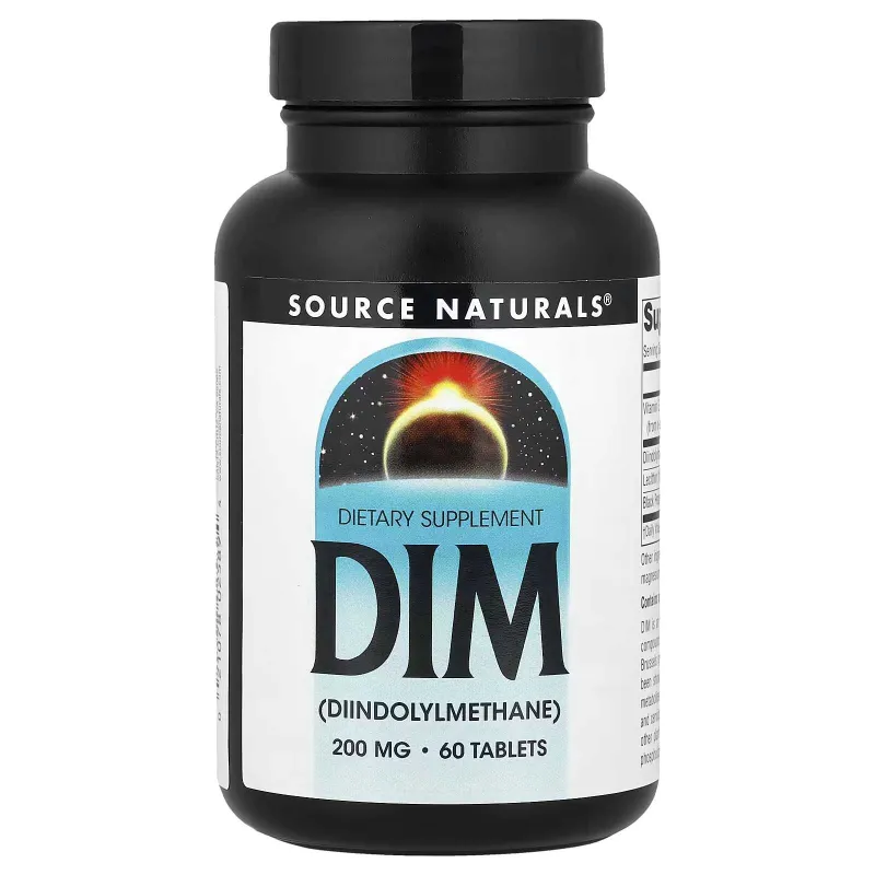 ДИМ Source Naturals, DIM, 60 Tablets USA — фото 2