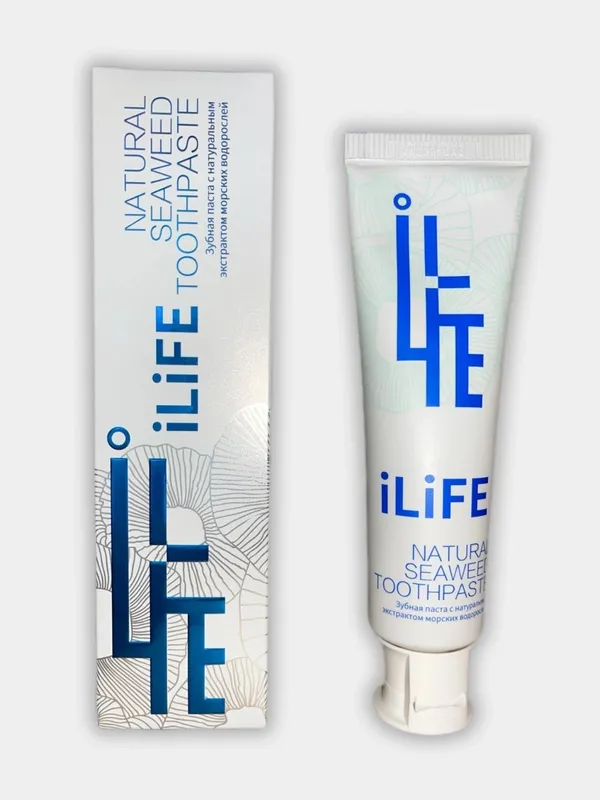 Натуральная зубная паста iLiFE с морскими водорослями 2