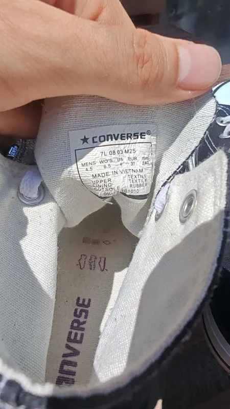 Оригинальные кеды Converse и Vans 4