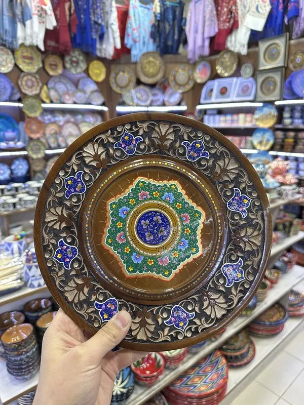 Tabiiy yong‘oq daraxtidan yasalgan, qo‘l mehnati bilan ishlangan — фото 3
