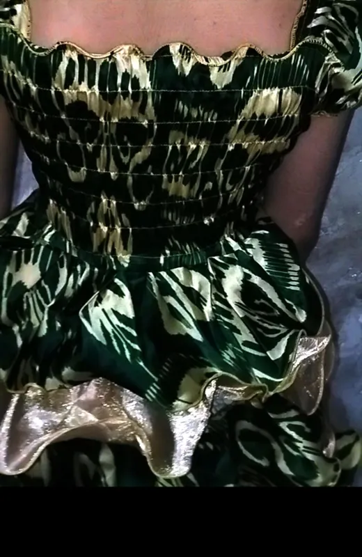 atlas koʻylak+ naqshli sumka