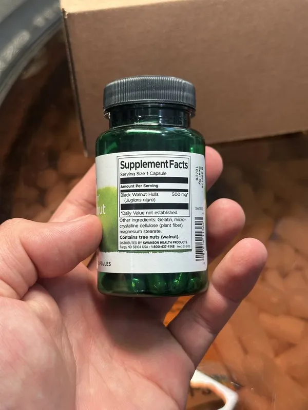Swanson Black Walnut – черный орех, антипаразитарное средство, США 2 Swanson Black Walnut – черный орех, антипаразитарное средство, США 2
