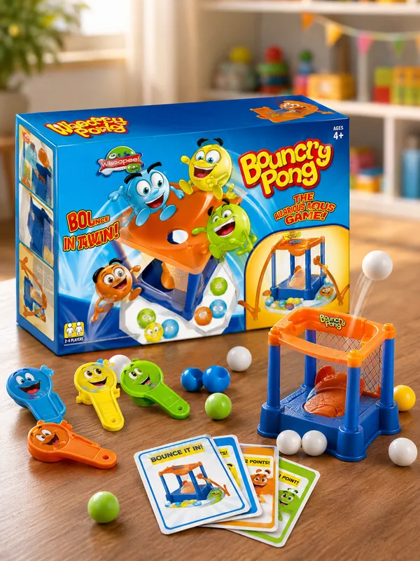 Bouncy Pong – Qiziqarli Stol O‘yini