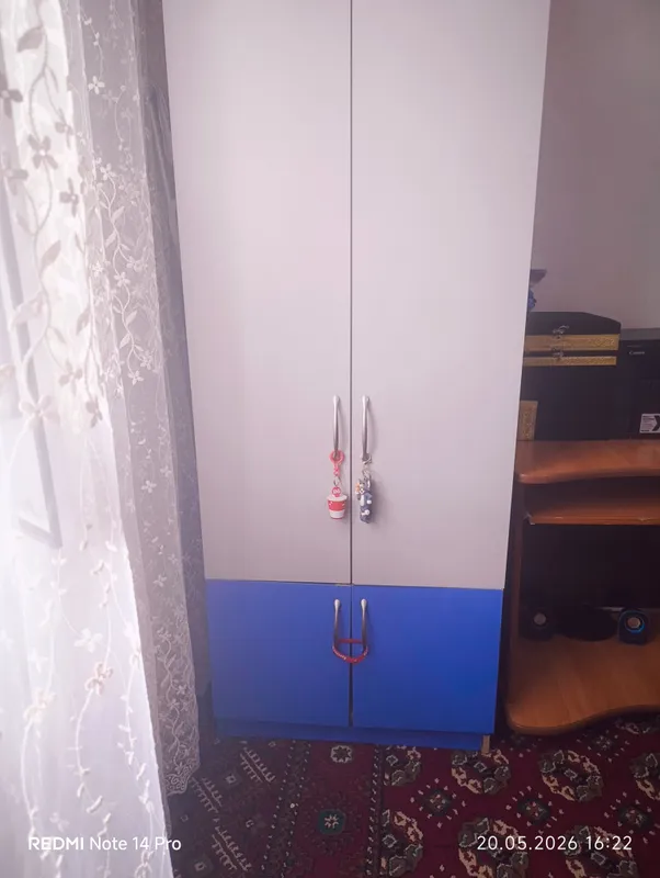 detskiy karavot shkafi bilan