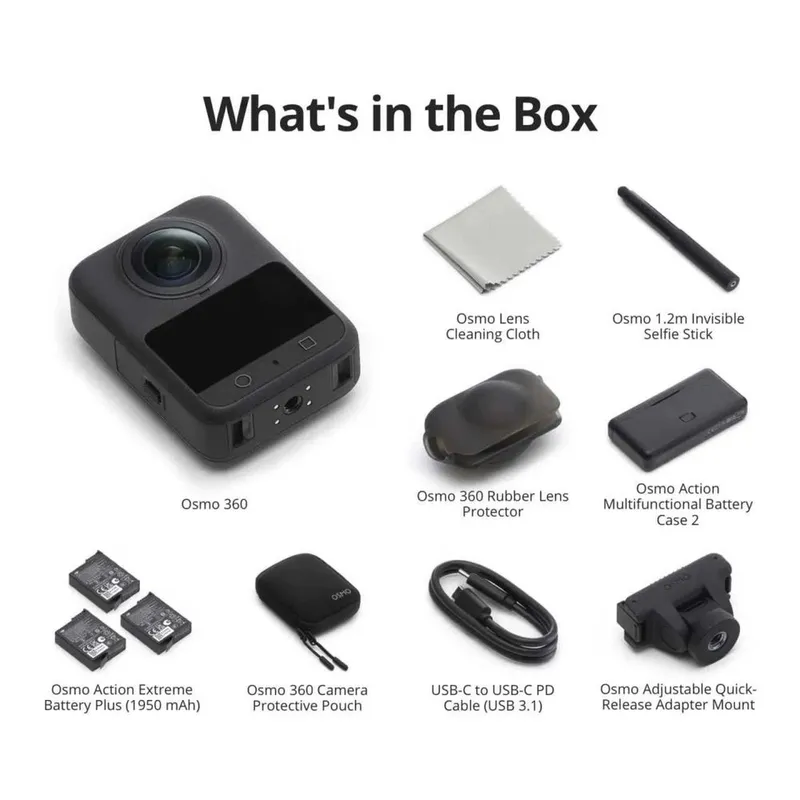Dji osmo 360 adventure combo