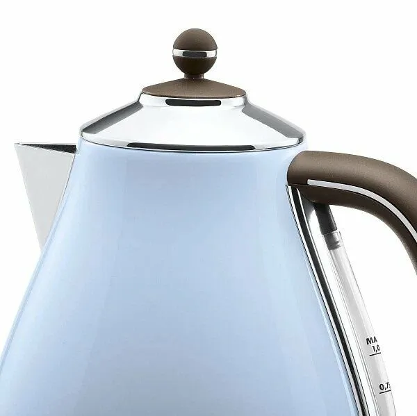 Электрочайник Delonghi Icona KBOV 2001 AZ, нержавеющая сталь, 1,7 л — фото 3 Электрочайник Delonghi Icona KBOV 2001 AZ, нержавеющая сталь, 1,7 л — фото 3