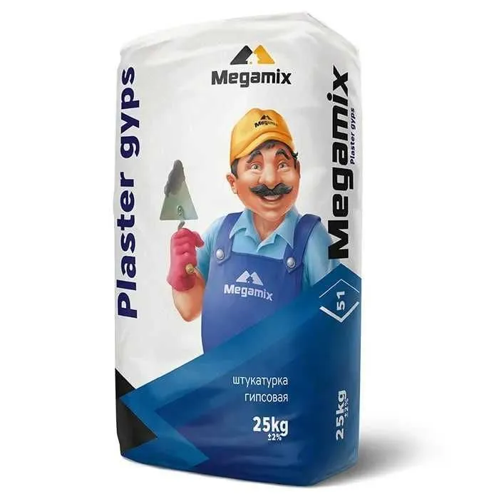 Gips shtukaturka sotiladi — Megamix Plaster Gyps, opt narxida