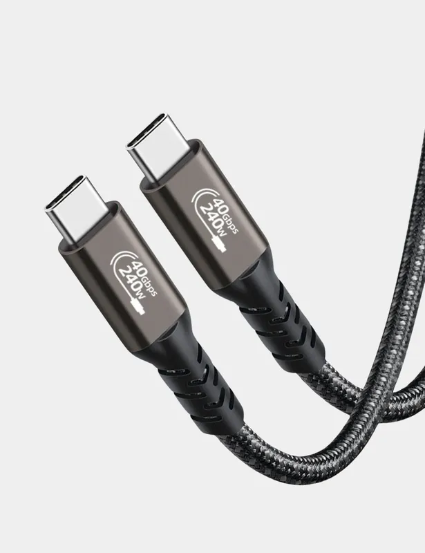 Кабель Thunderbolt, Type-C 4.0, 240W, 40 Gbps USB-C — фото 1