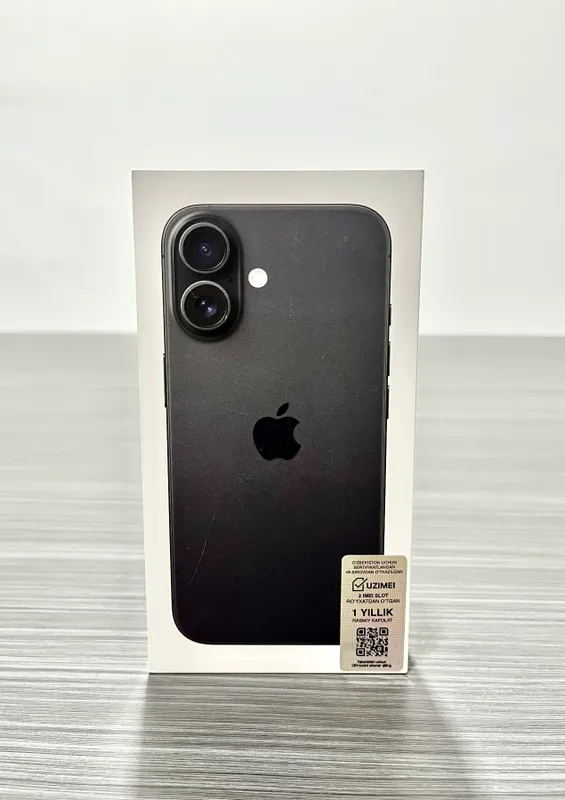 Iphone 16 Black 128GB - Ochilmagan