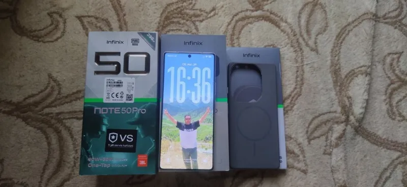Infinix note 50 pro telfon yangiday 1 Infinix note 50 pro telfon yangiday 1