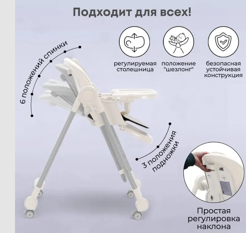 СУПЕР СКИДКА Детский стульчик для кормления — фото 4