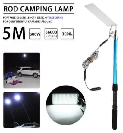 Освещение для рыбалки и кемпинга 12v 5м 500Вт 1