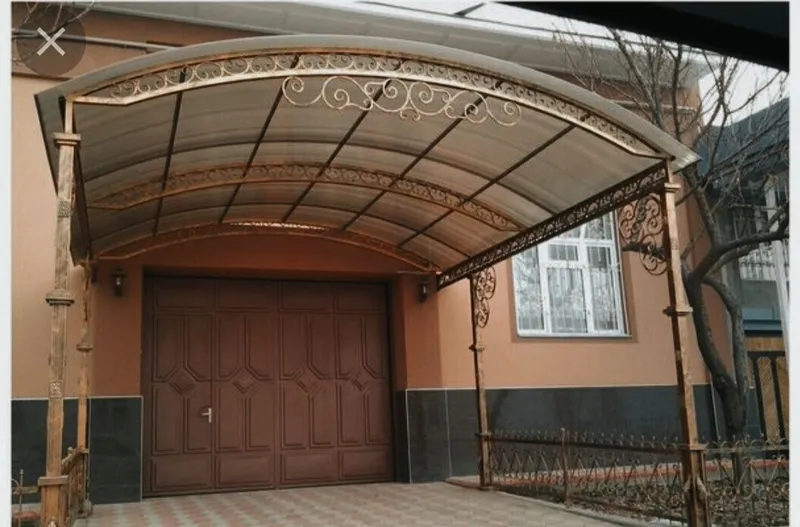 Навес перила калитка Покраска быстро и качественно 7 Навес перила калитка Покраска быстро и качественно 7