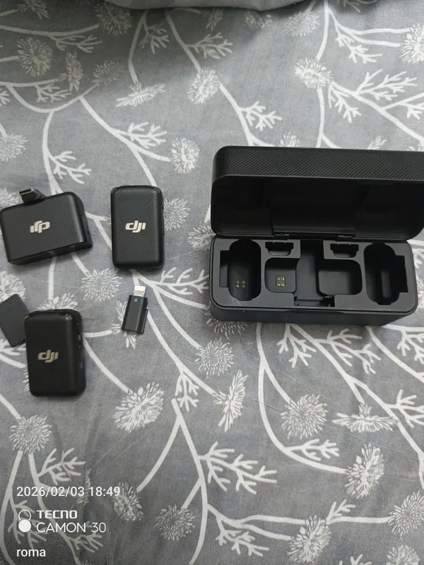DJI Mic (2TX + 1RX) — Ideal holatda, to'liq komplekt — фото 1 DJI Mic (2TX + 1RX) — Ideal holatda, to'liq komplekt — фото 1