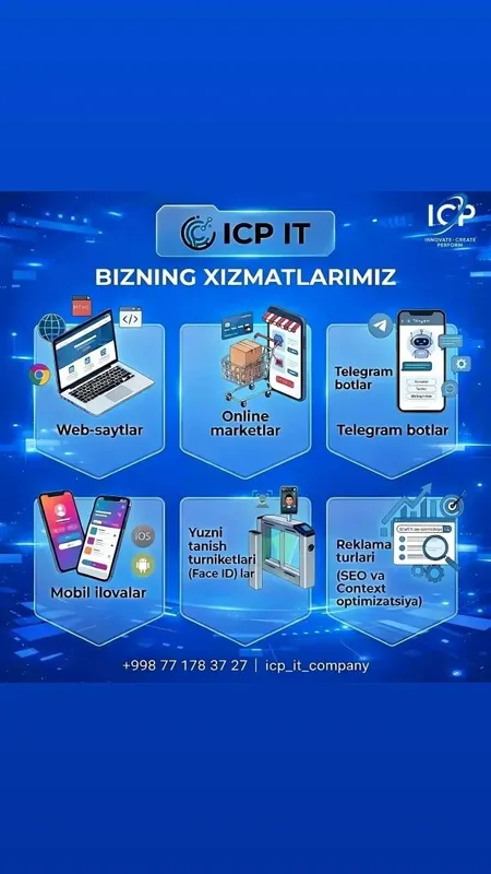 Web-sayt, Internet do'kon, Telegram bot, Mobil ilova — 20% chegirma!
