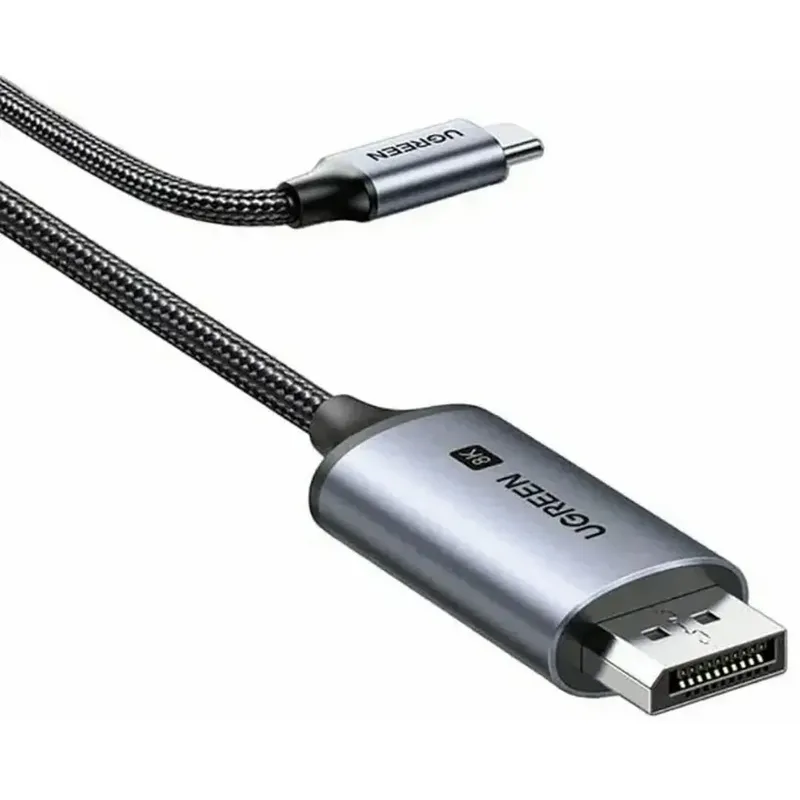 UGREEN USB-C to DisplayPort 8K кабель 1м — фото 2 UGREEN USB-C to DisplayPort 8K кабель 1м — фото 2