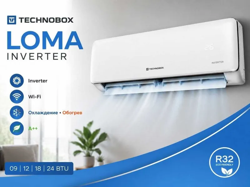 Кондиционеры Technobox-Dark Moon Invertor 18-24BTU 2 Кондиционеры Technobox-Dark Moon Invertor 18-24BTU 2