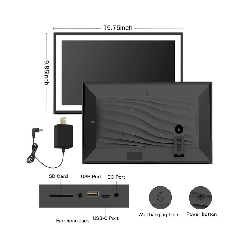 Цифровая Фоторамка Frameo 15.6 inch full hd Wi fi Ips touch screen 6 Цифровая Фоторамка Frameo 15.6 inch full hd Wi fi Ips touch screen 6