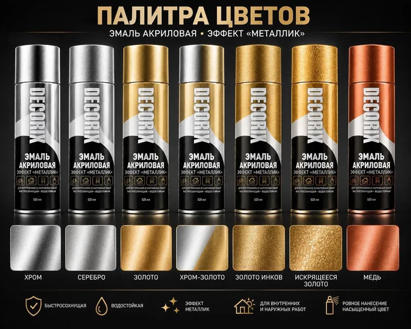 Эмаль Аэрозольная Акриловая 1 Эмаль Аэрозольная Акриловая 1