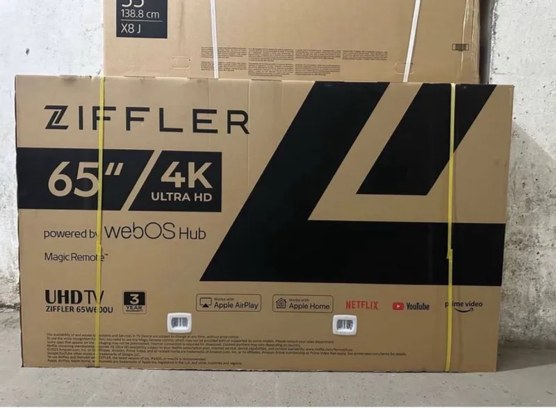 Телевизор Ziffler 55 UHD 4K smart TV QLED доставка бесплатно — фото 3