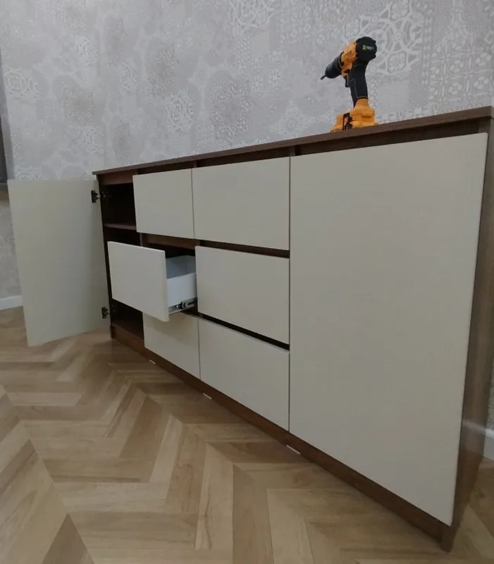 Комод 2 дверей 6 ящика с ЛДСП 6