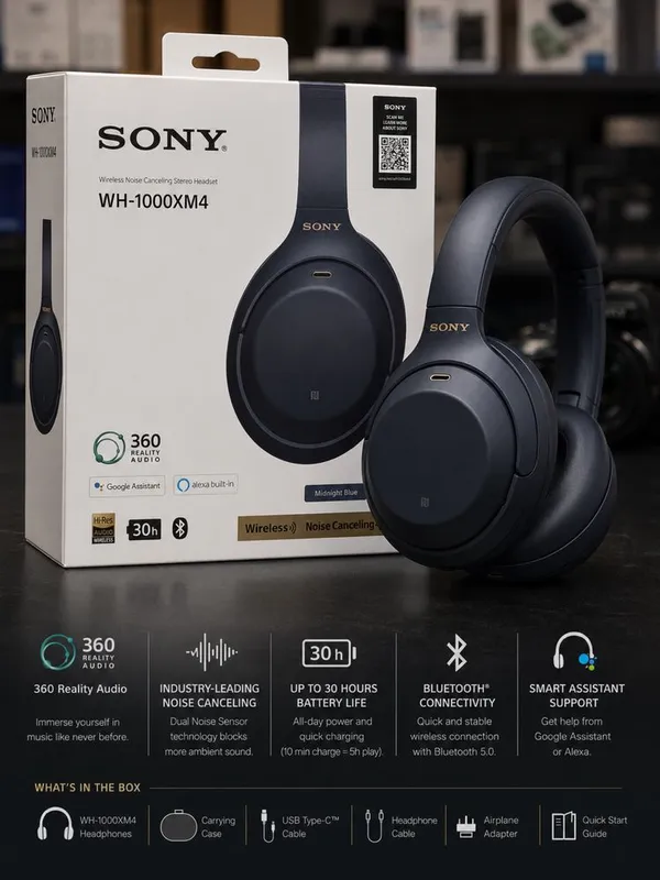 Sony WH-1000XM4 • Dastavka • New Sony WH-1000XM4 • Dastavka • New
