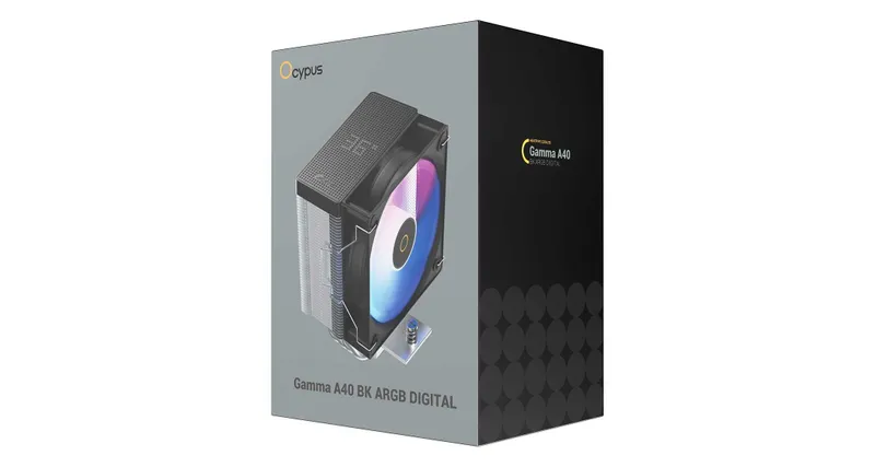 \ Кулер для процессора Ocypus Gamma A40 BK ARGB Digital 2 \ Кулер для процессора Ocypus Gamma A40 BK ARGB Digital 2
