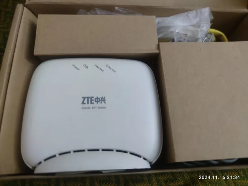 ADSL ZTE модем ZXDSL 831