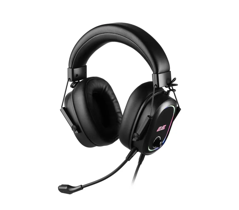 }Гарнитура игровая 2E GAMING HG320 V2, 7.1, чёрный / 2E-HG320V2BK-7.1