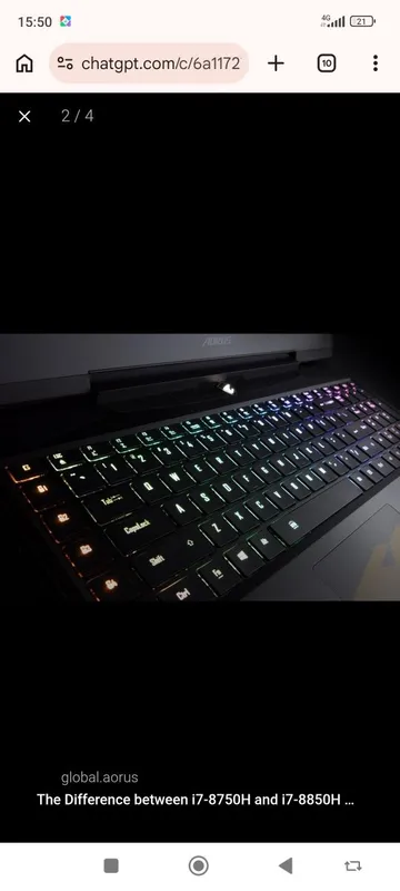 AOURUS 17 H 4080 Gaming laptop — фото 2