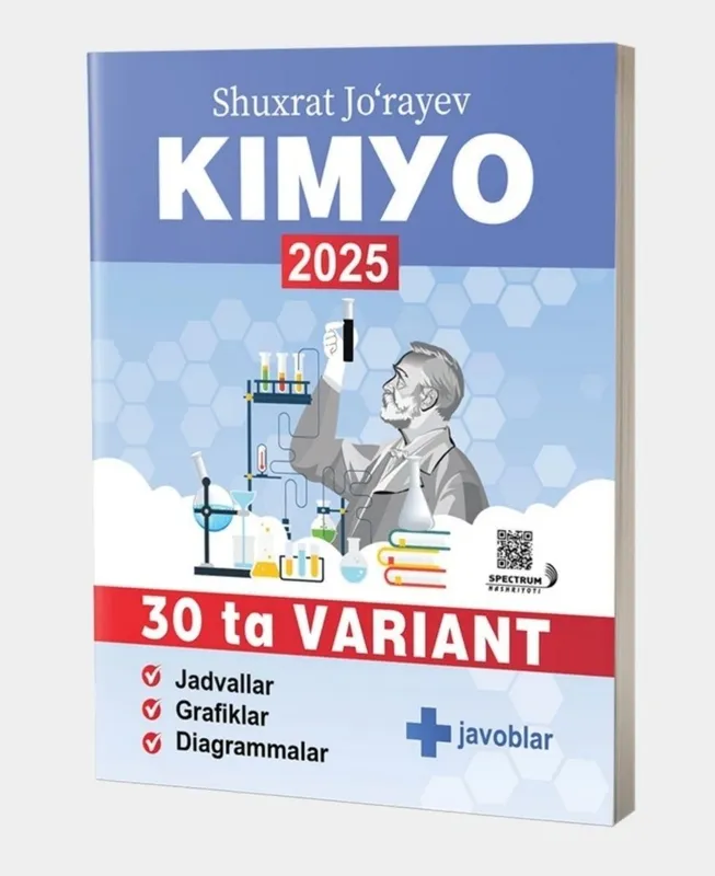 Доставка. 30 вариантов химия 2025 + ответы. Шухрат Жураев 30 ta vari 2 Доставка. 30 вариантов химия 2025 + ответы. Шухрат Жураев 30 ta vari 2