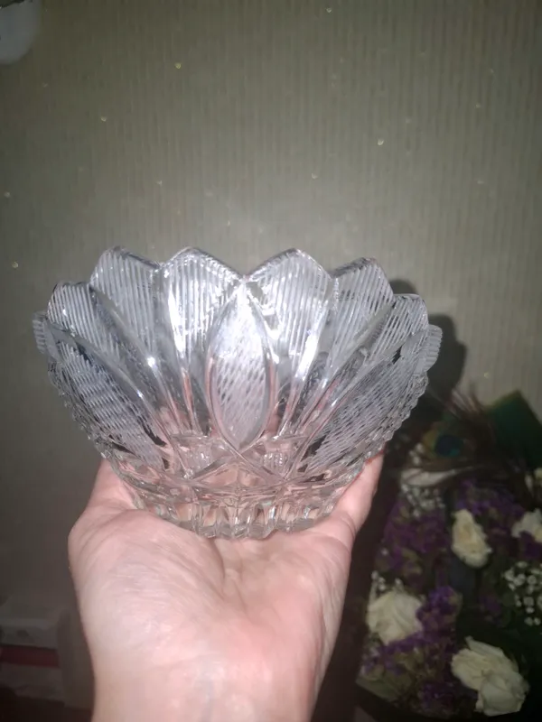 Конфетница хрусталь — фото 1