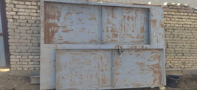 Darvoza sotiladi 4×3 qalinligi 0.2 ogirlik 1 tonnacha chiqadi 6