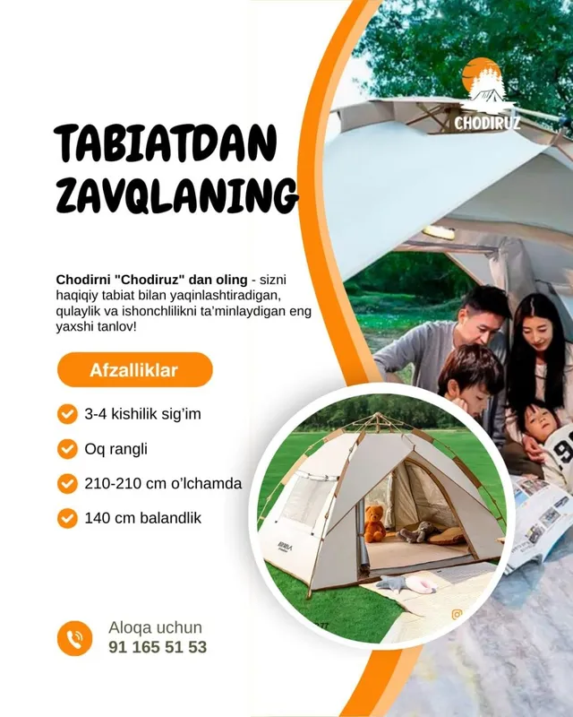 Chodir ijara 60.000 so'm I Палатка на прокат 60.000 so'm 3 Chodir ijara 60.000 so'm I Палатка на прокат 60.000 so'm 3
