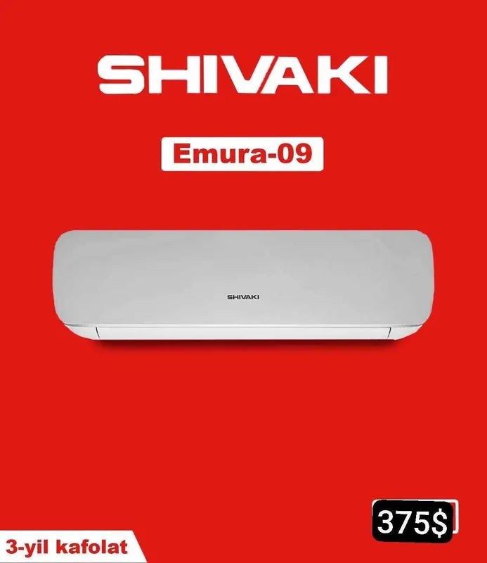Konditsioner, Кондиционер Shivaki-Emura-09 со склада!! +Доставка Узб