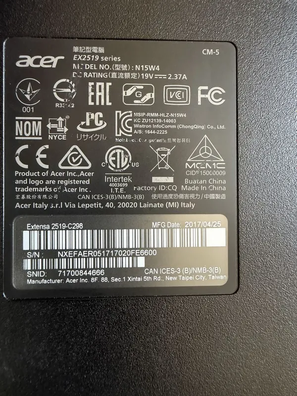 Ноутбук Acer 15.6" — фото 2