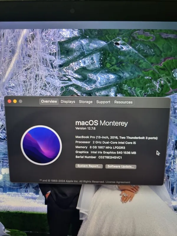 Macbook Pro core i5 2016 1 Macbook Pro core i5 2016 1