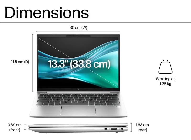 HP EliteBook 640 G11 14 WUXGA IPS, Ultra 7-165U, 16 ГБ ,512 ГБ SSD