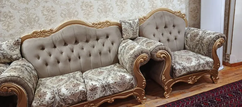 Кресло дивпн комплект 4 талик, сотилади холати яп янги , срочно!!! — фото 3