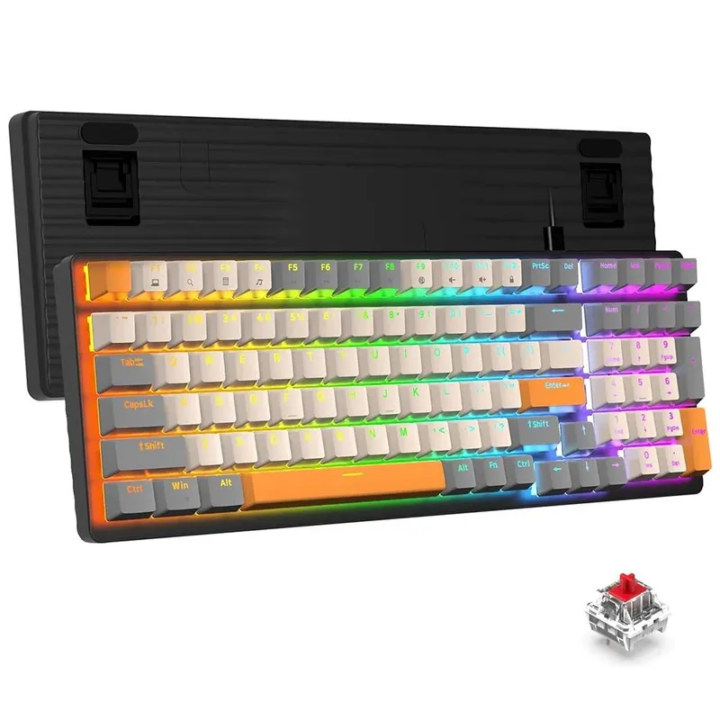 Проводная механическая клавиатура Ziyoulang K3, rgb — фото 3