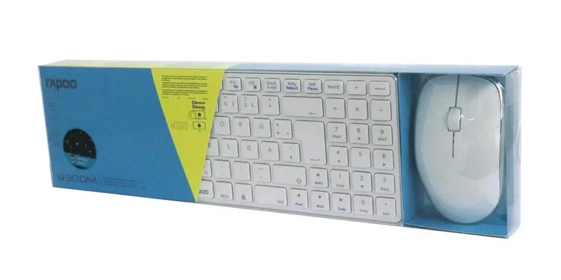 Комплект беспроводной Rapoo 9300M White 1
