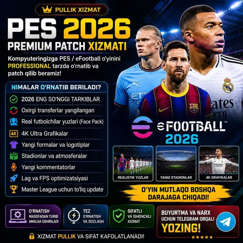 Pes Futbol Patch Xizmat