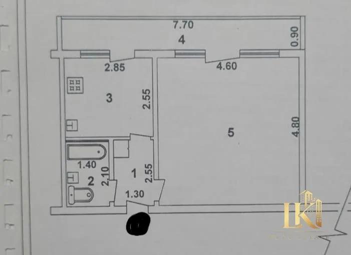 Продаётся 2-комнатная квартира, 42 м², Яшнабадский район (ориентир: рынок Кадышева)