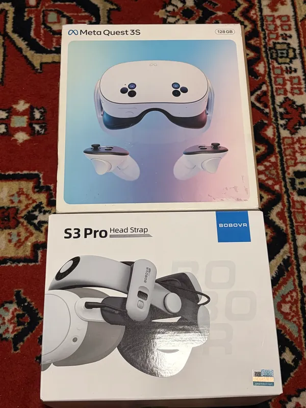 Meta quest 3s + bobovr фиксатор — фото 2