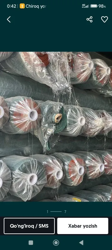 Soya setka optom 3000somdan boshlanadi kvdrati