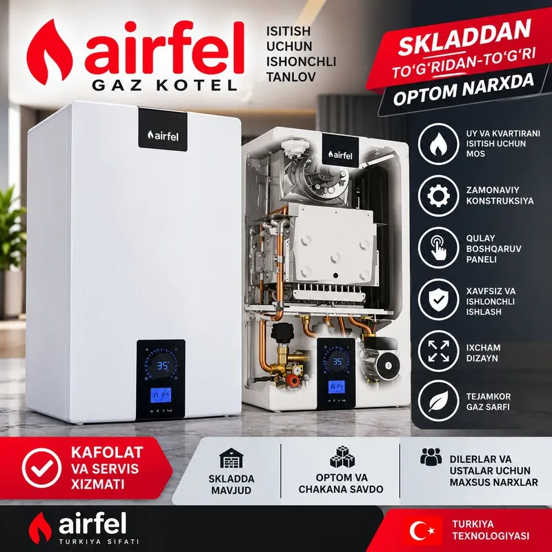 Котел Airfel !Гарантия и Доставка кател отопления Gaz kotel Котел Airfel !Гарантия и Доставка кател отопления Gaz kotel